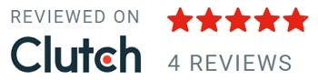 reviewed on Clutch badge